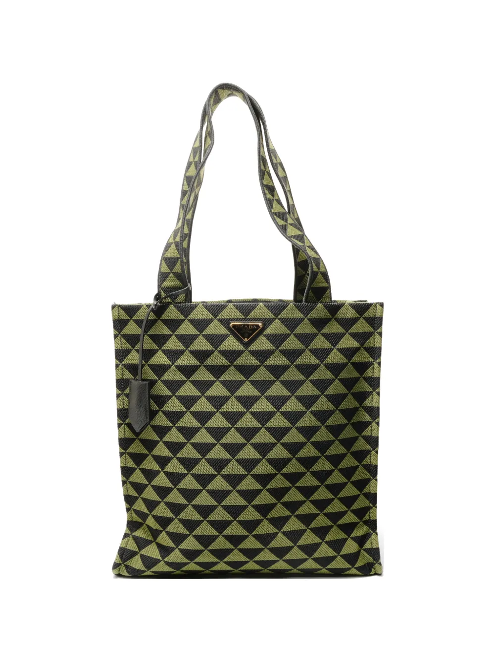 Prada Pre-Owned 2022 Symbole embroidered tote bag - Verde