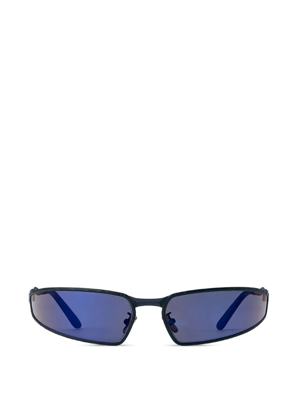 Kuboraum Mask H34 rectangle-frame sunglasses - Blu