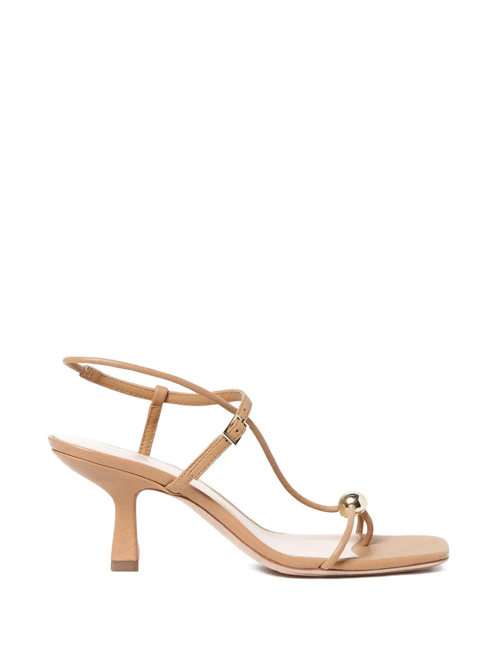 Loeffler Randall Triana sandalen met bal-detail Beige