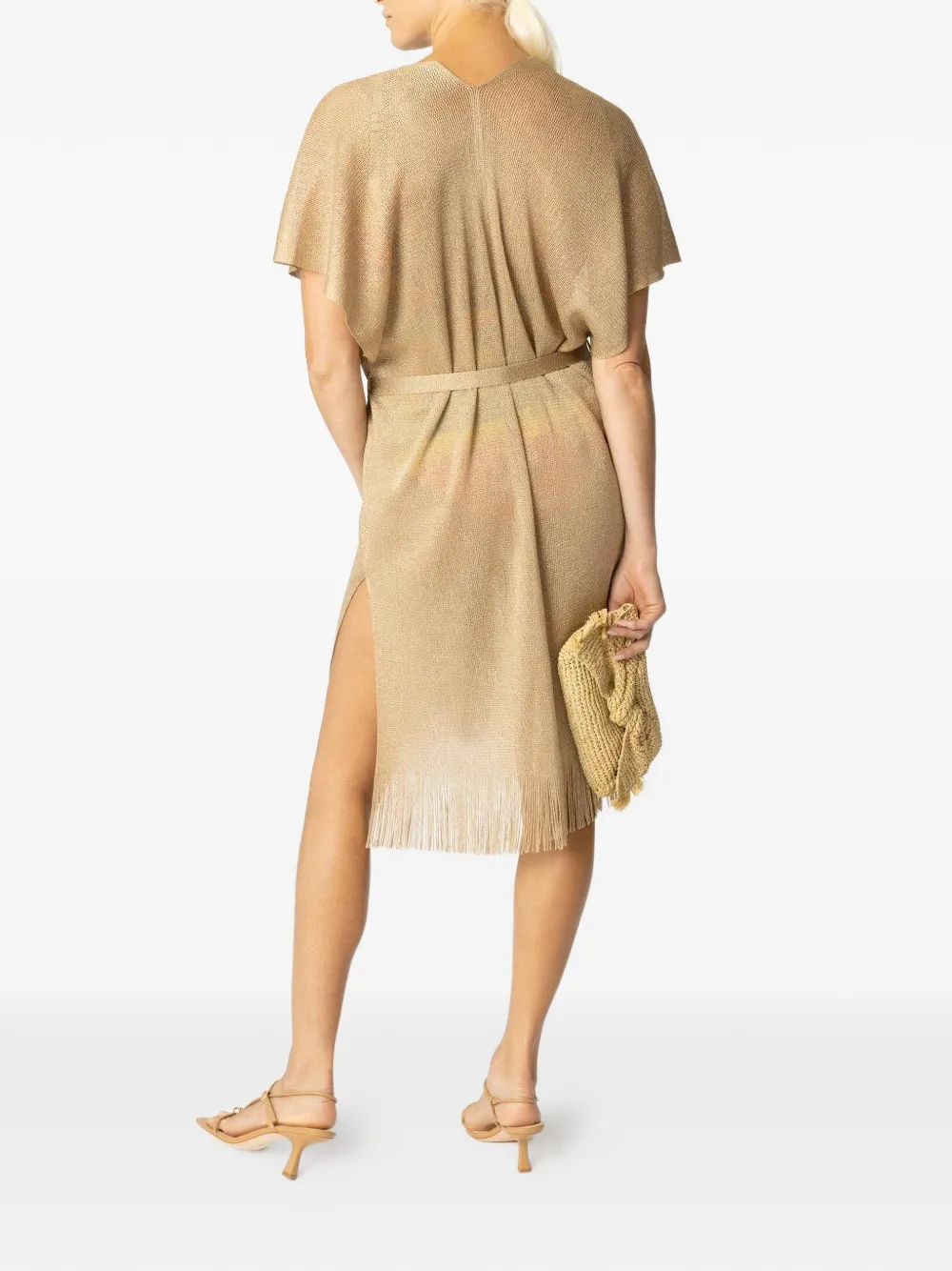 Loeffler Randall Triana sandalen met bal-detail Beige