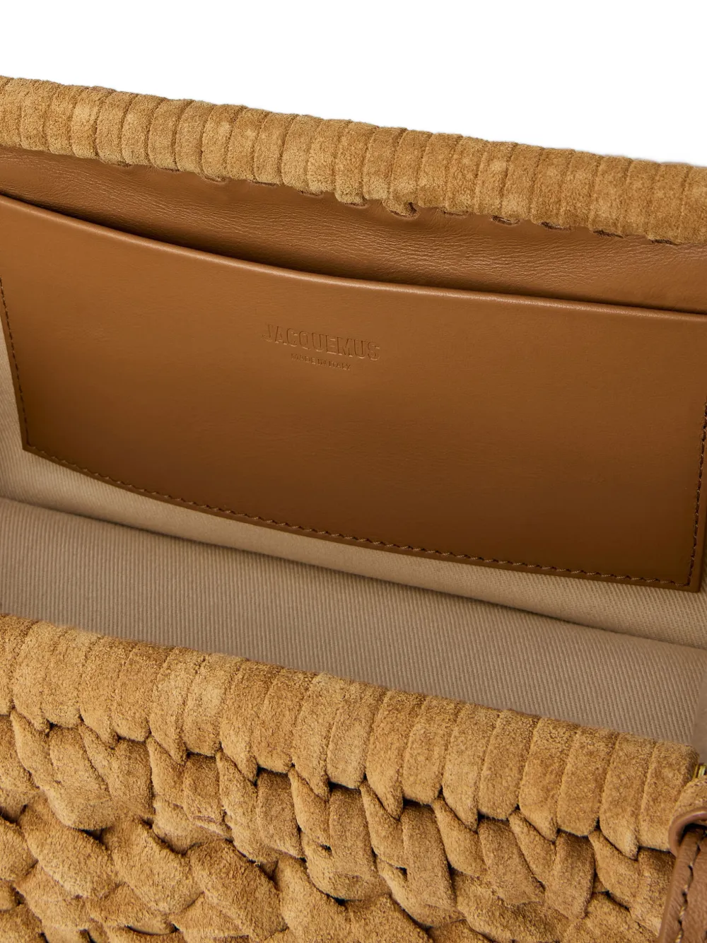 Jacquemus Grote The Salon clutch Bruin
