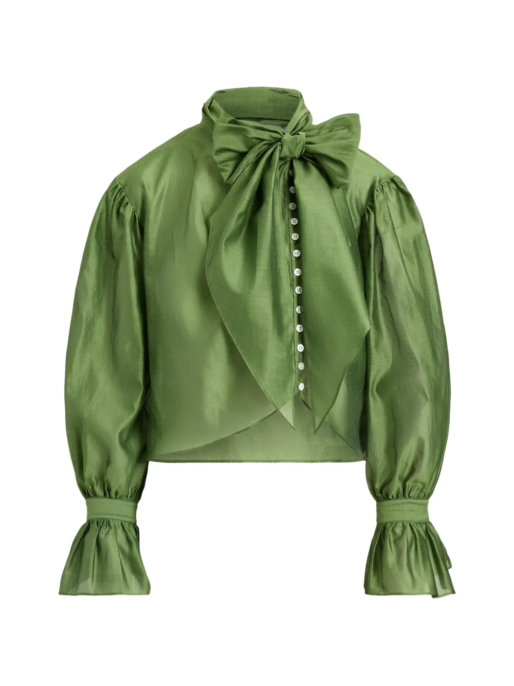 Polo Ralph Lauren Camicia con fiocco - Verde