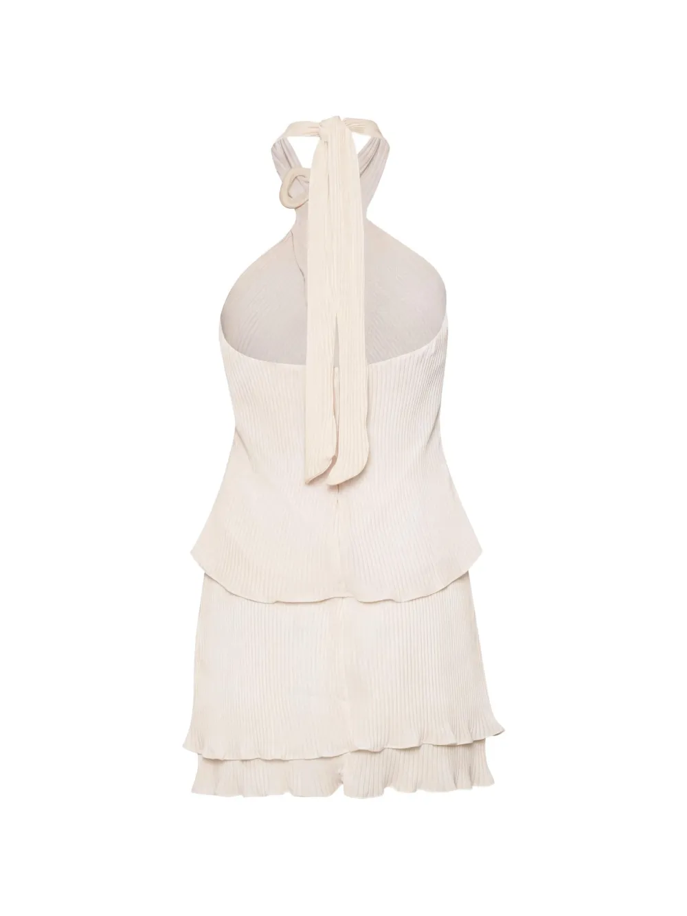 Baobab Lira asymmetrische blouse met plooien Wit