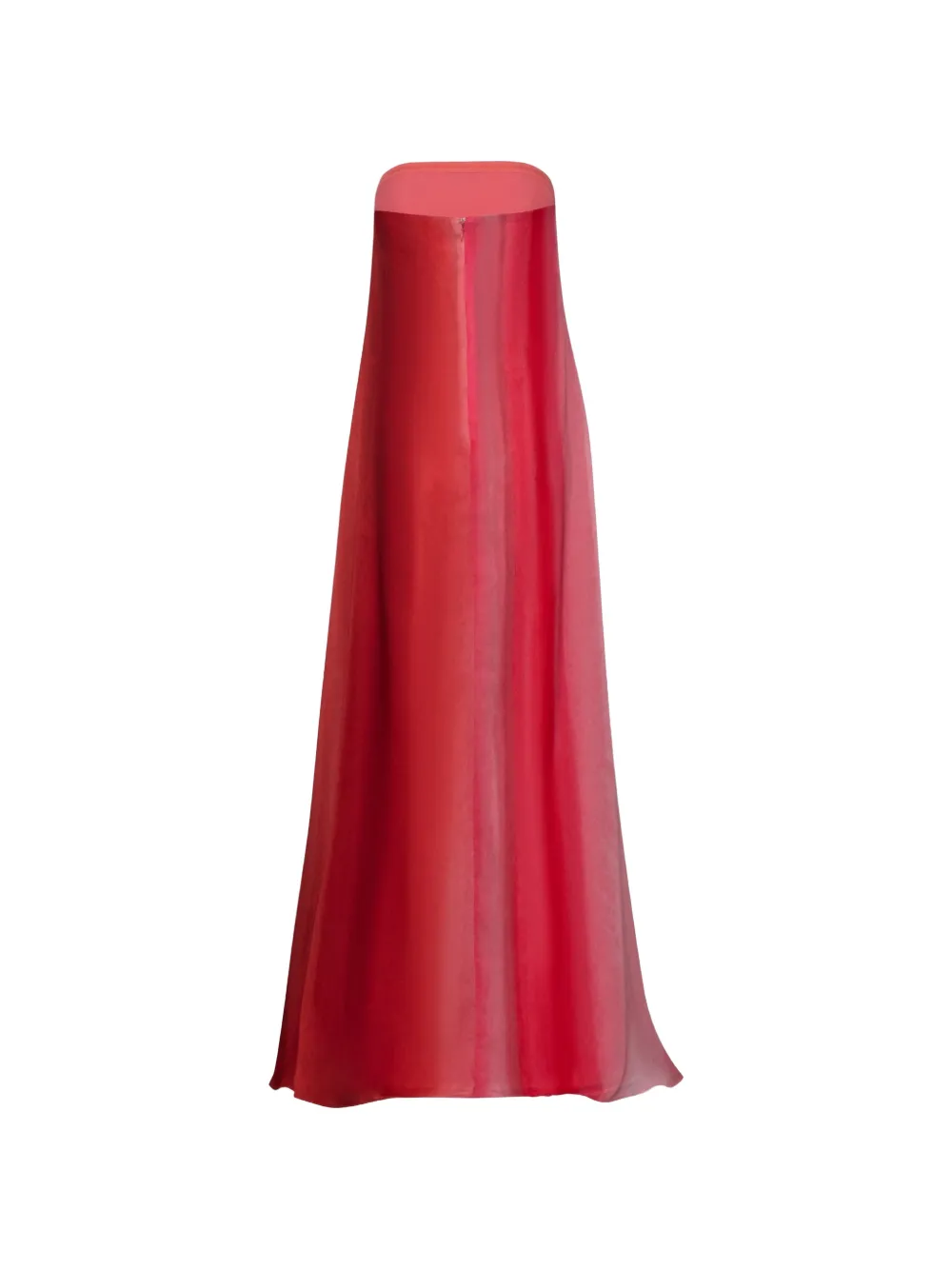 Baobab 나라 스트랩리스 시폰 맥시 드레스 In Red