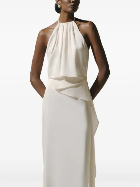 Baobab Lorena halterneck ruched blouse