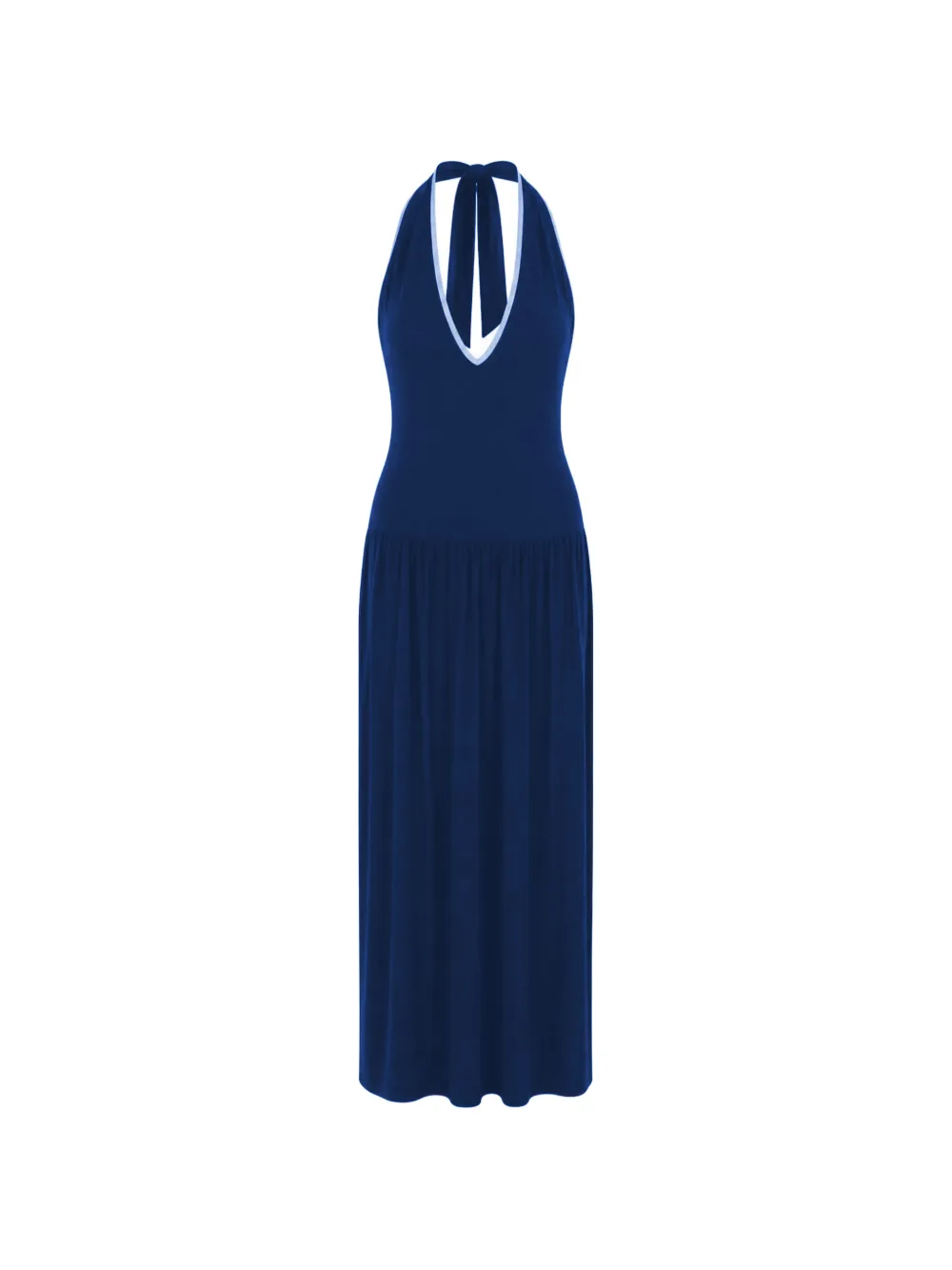Baobab Donata halterneck maxi dress - Blue