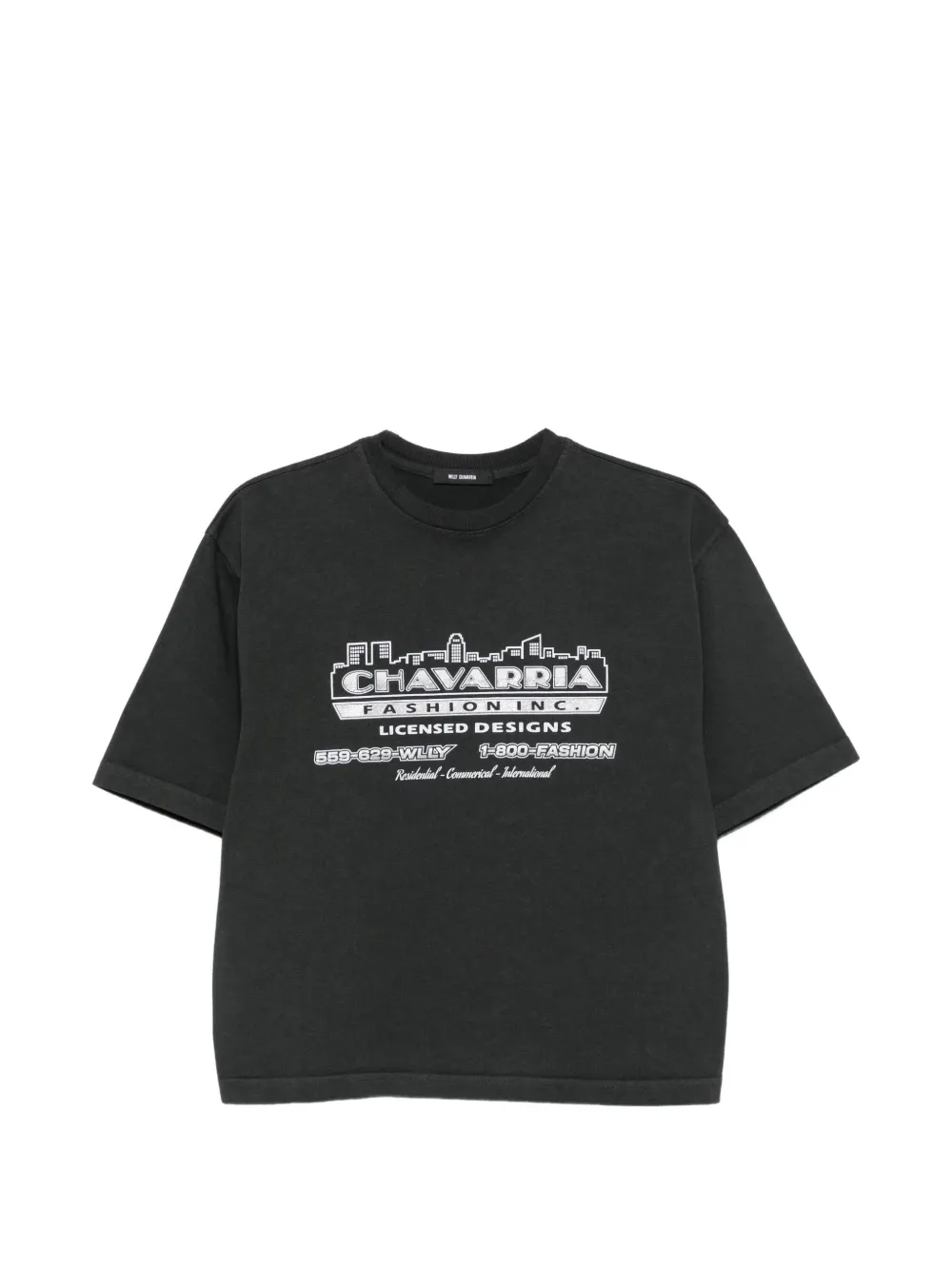 Willy Chavarria Brava graphic-print T-shirt