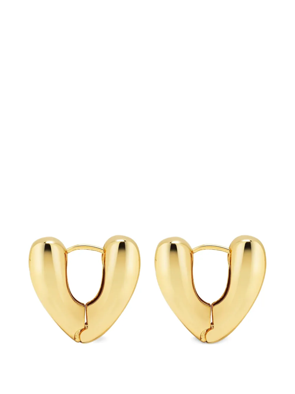Nialaya Jewelry Orecchini Heart a cerchio - Oro