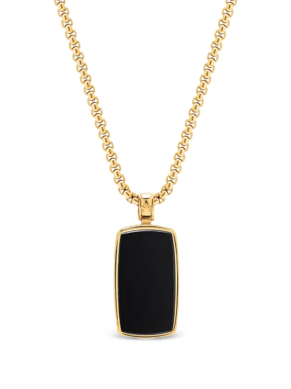 Nialaya Jewelry オニキス ネックレス | ゴールドトーン | FARFETCH JP