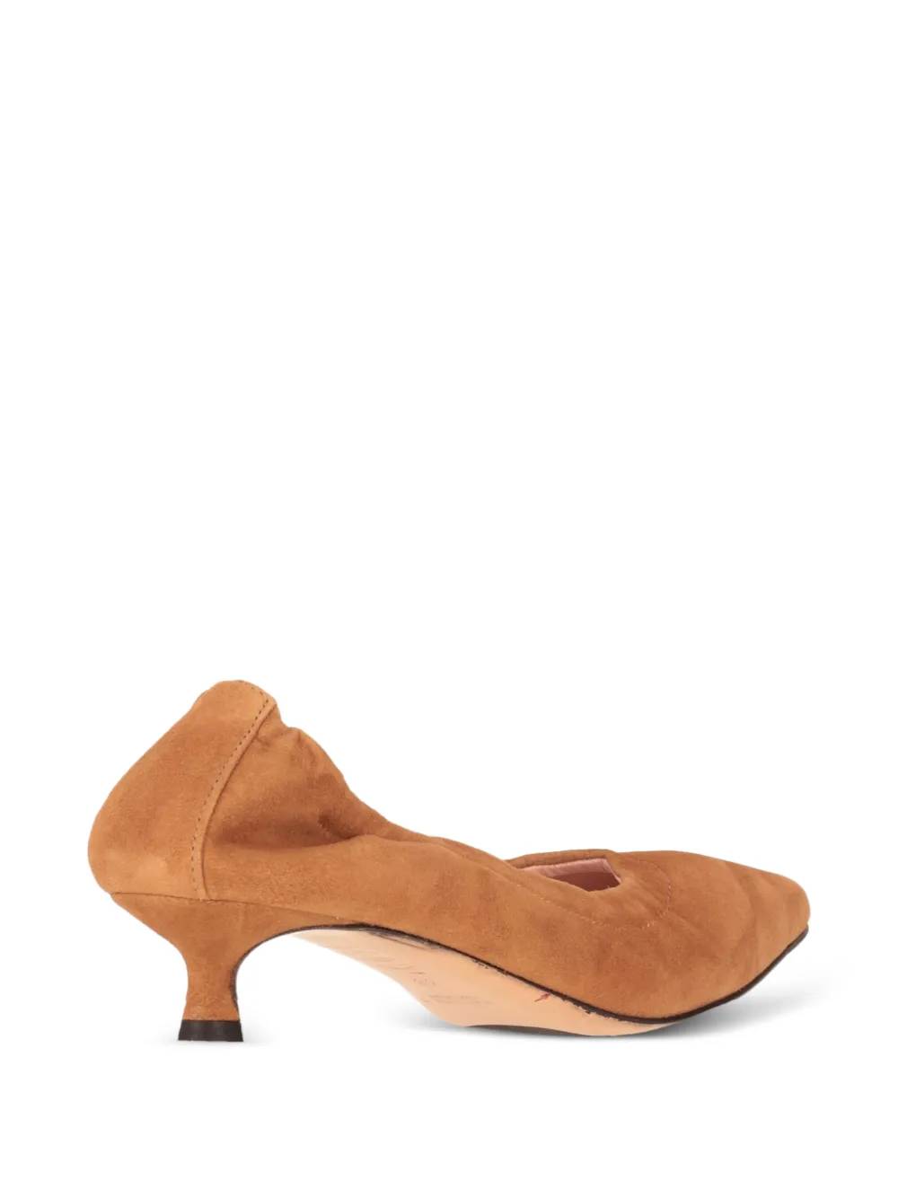 La-Rose elasticated pointed-toe pumps Oranje