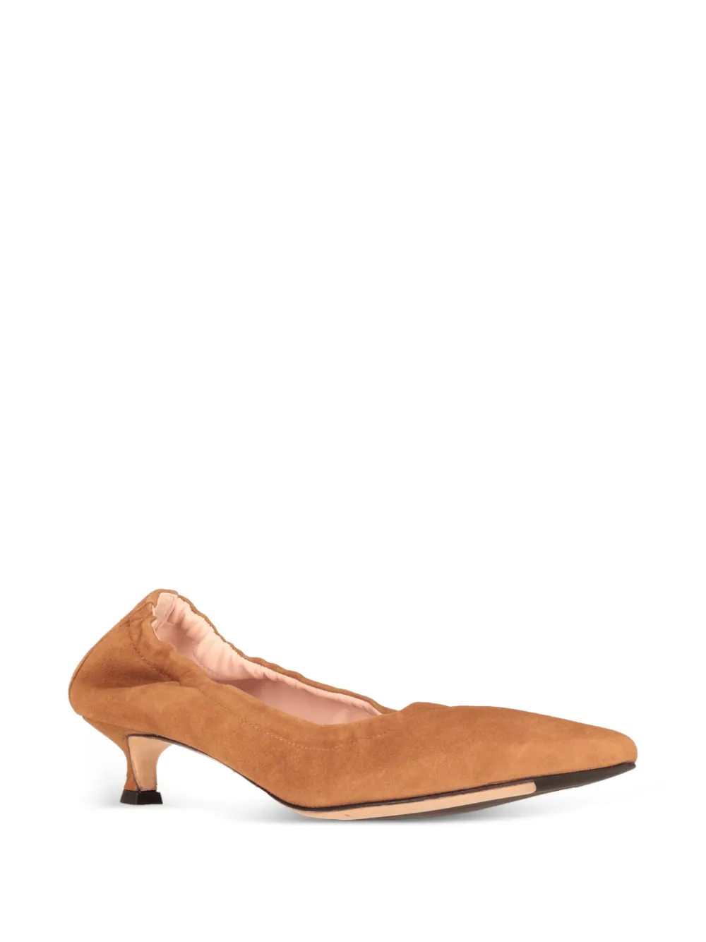 La-Rose elasticated pointed-toe pumps Oranje