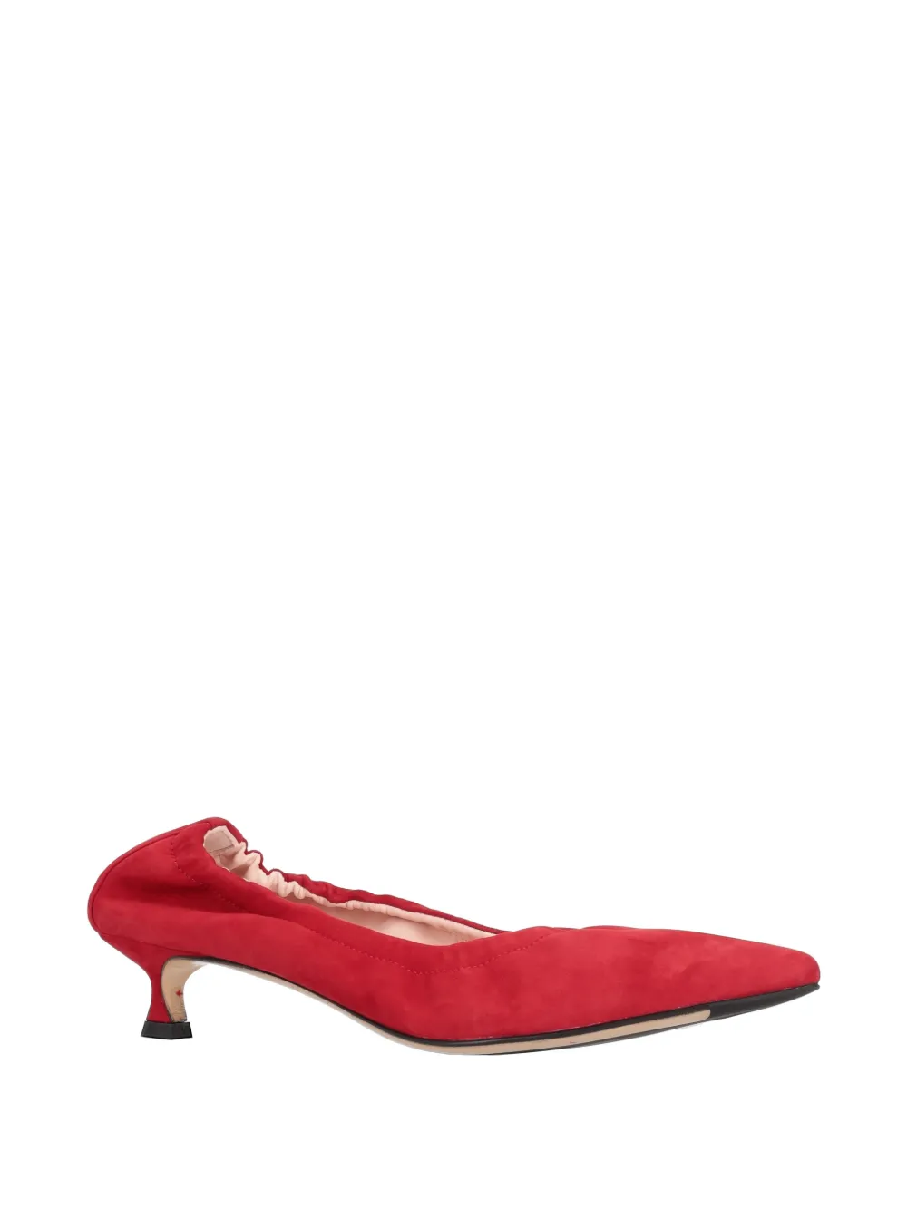 La-Rose elasticated pointed-toe pumps Rood