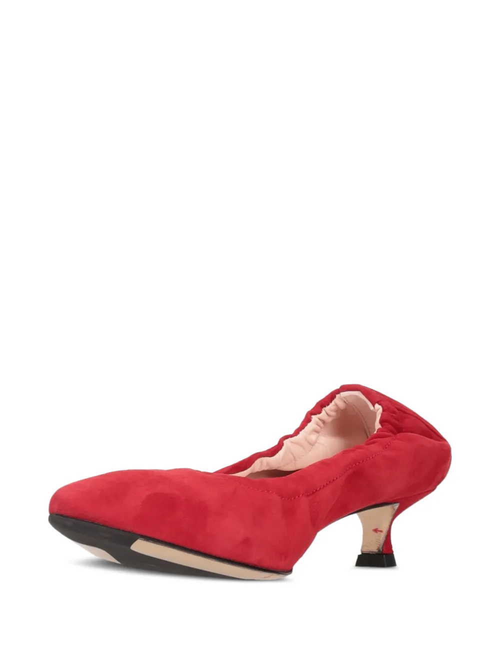 La-Rose elasticated pointed-toe pumps Rood