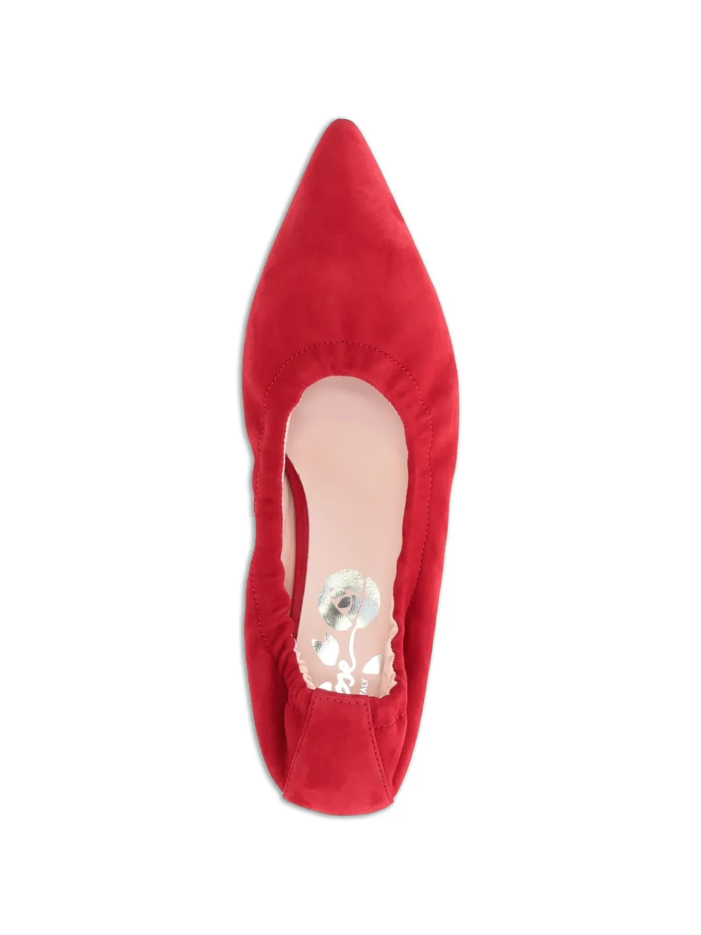 La-Rose elasticated pointed-toe pumps Rood