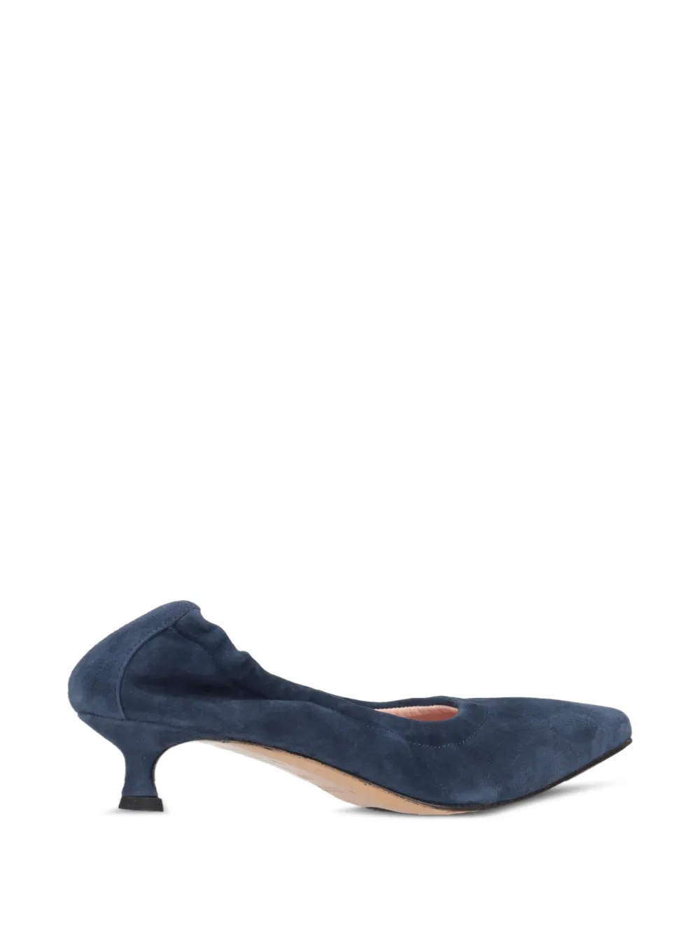 La-Rose pointed-toe elasticated pumps Blauw