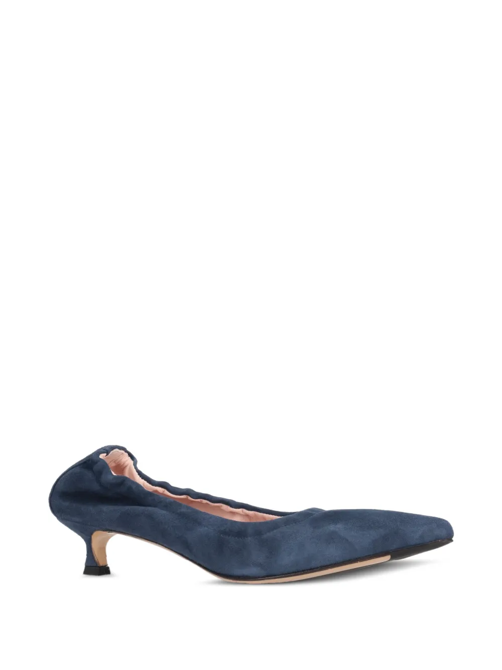 La-Rose pointed-toe elasticated pumps Blauw