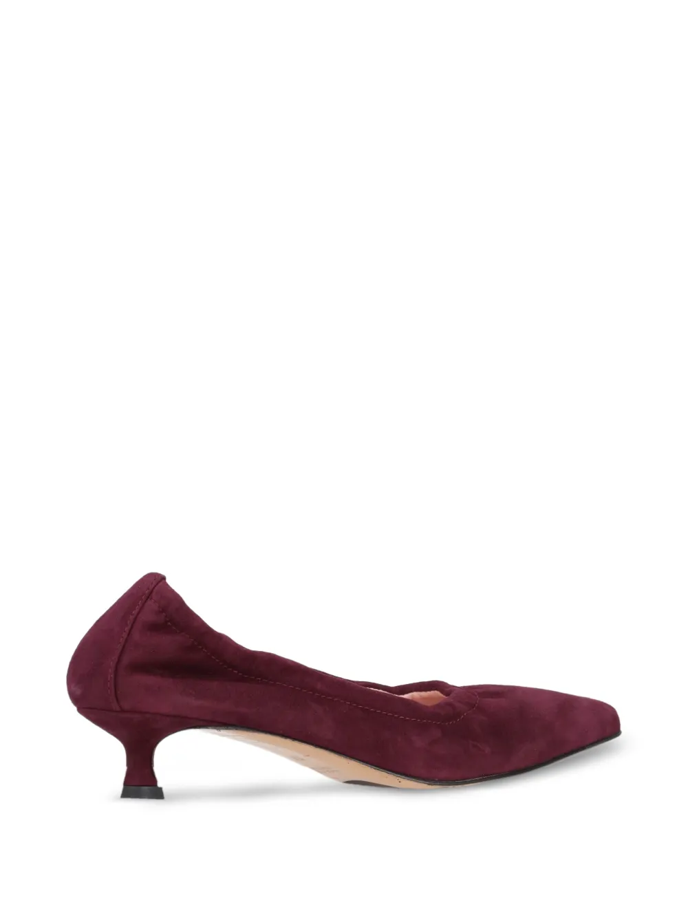 La-Rose elasticated suede pumps Bruin