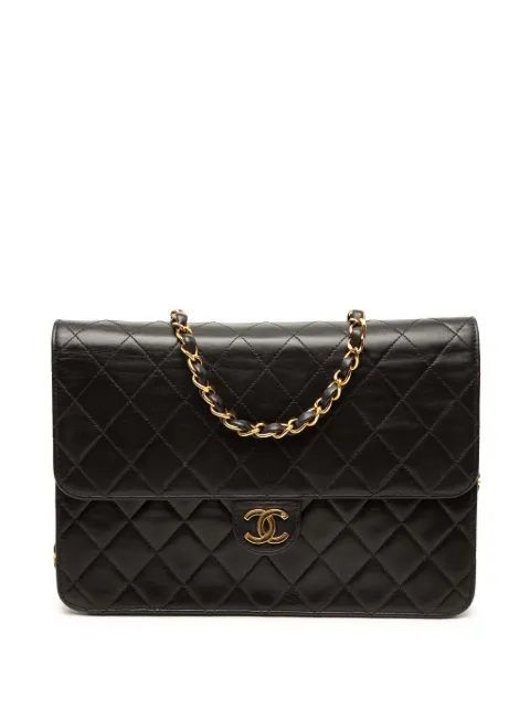 CHANEL Pre-Owned 1997-1999 Medium CC Quilted Lambskin Single Flap shoulder bag