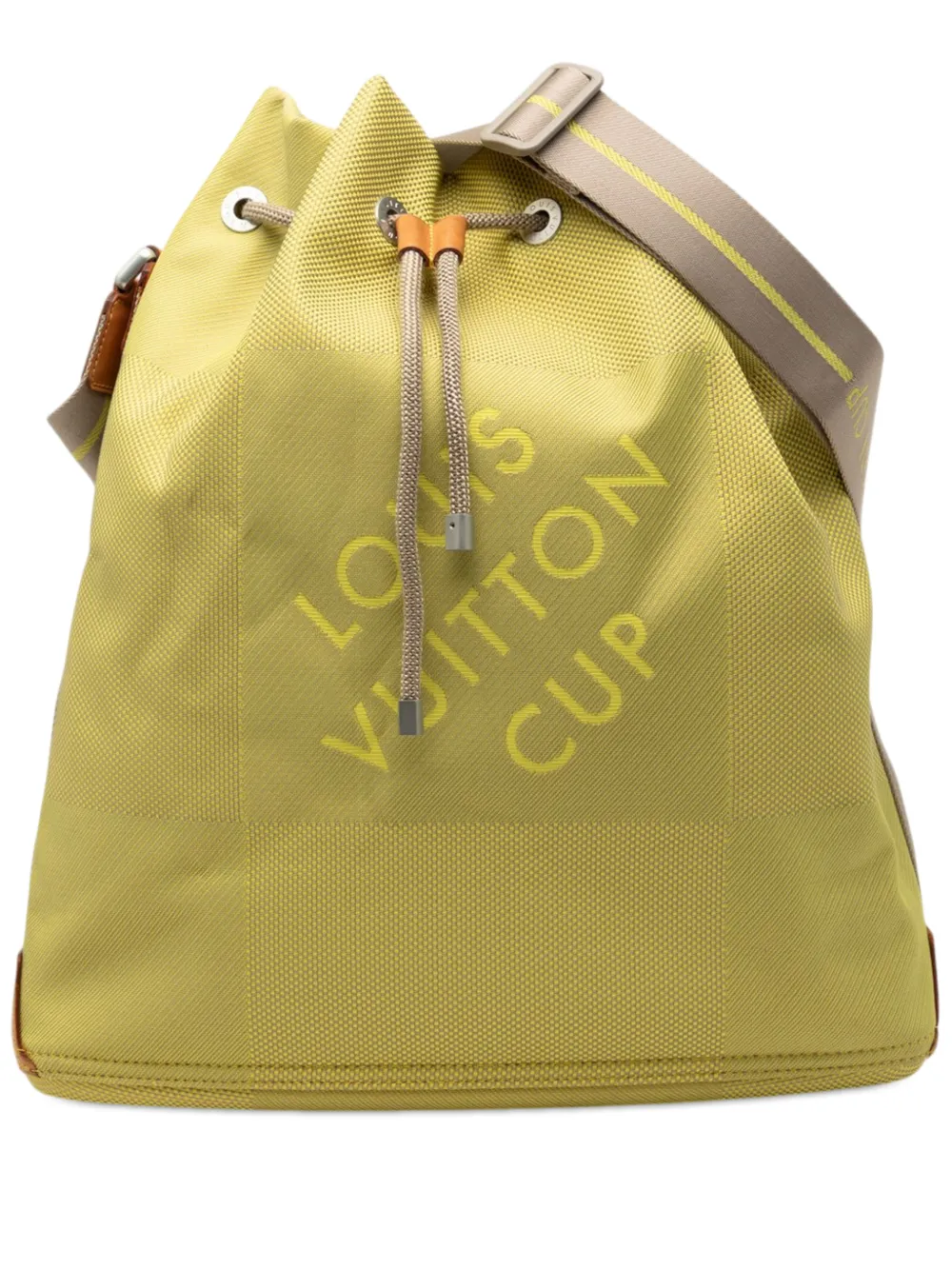 Louis Vuitton Pre-Owned 2002 Damier Geant LV Cup Volunteer bucket bag - Verde