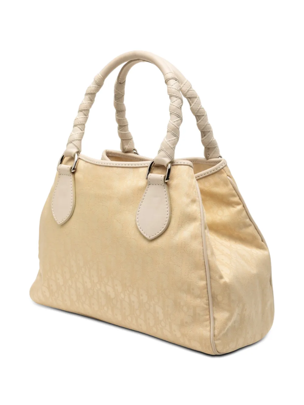  Christian Dior Pre-owned Petit Sac à Main Diorissimo Lovely Charm En Toile à Motif Trotter (2006) - Marron 
