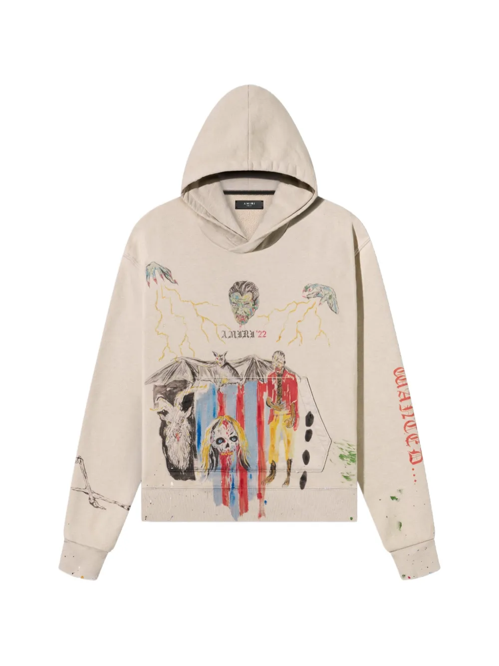 AMIRI Blood 38' hoodie - Neutrals