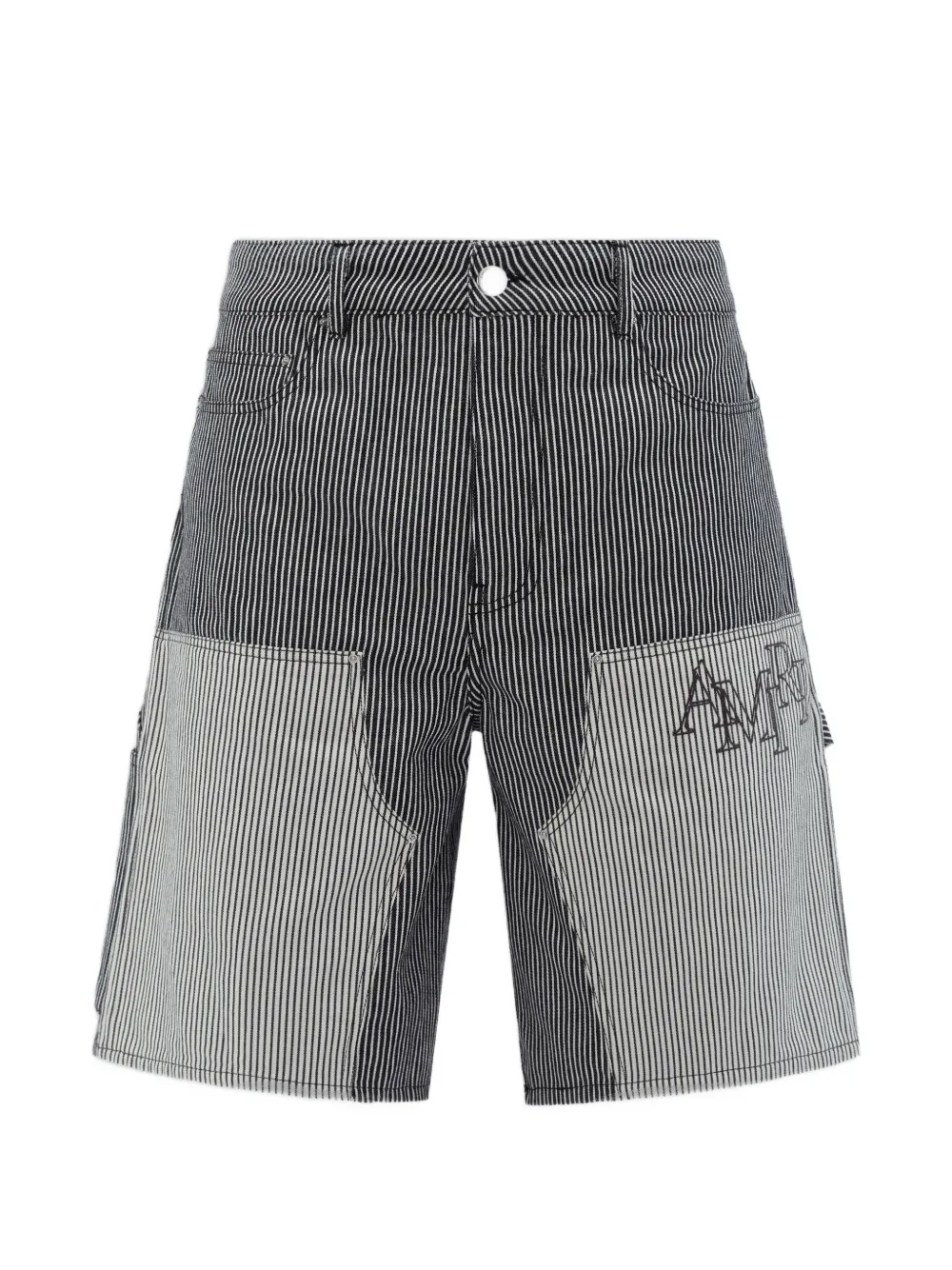 AMIRI striped carpenter shorts - Nero