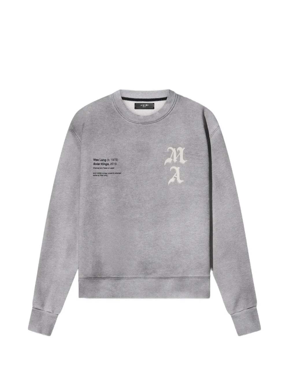 AMIRI x Wes Lang Solar Kings sweatshirt - Grigio
