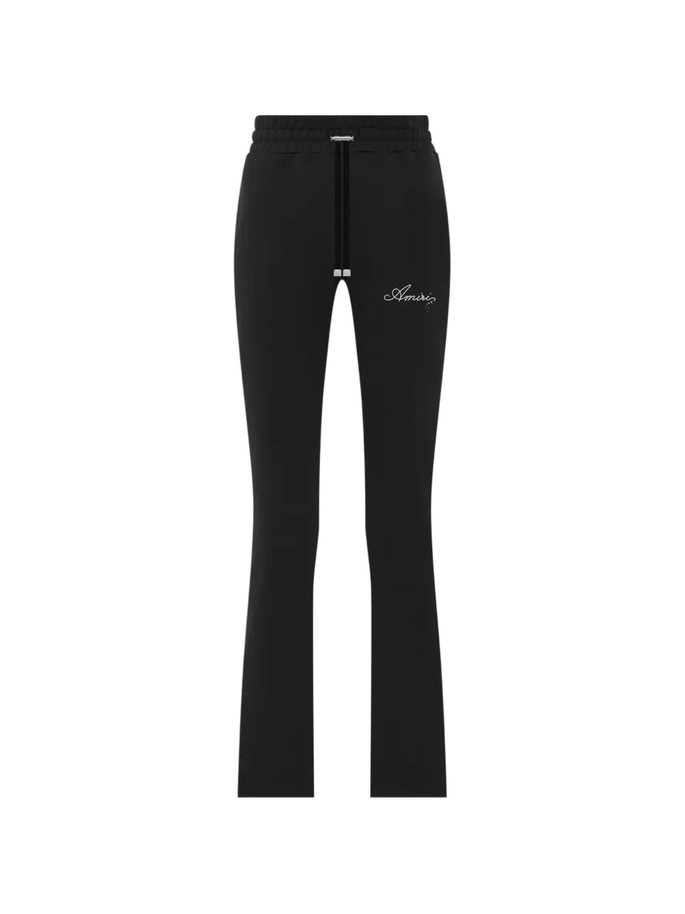 AMIRI Flared broek met parels Zwart