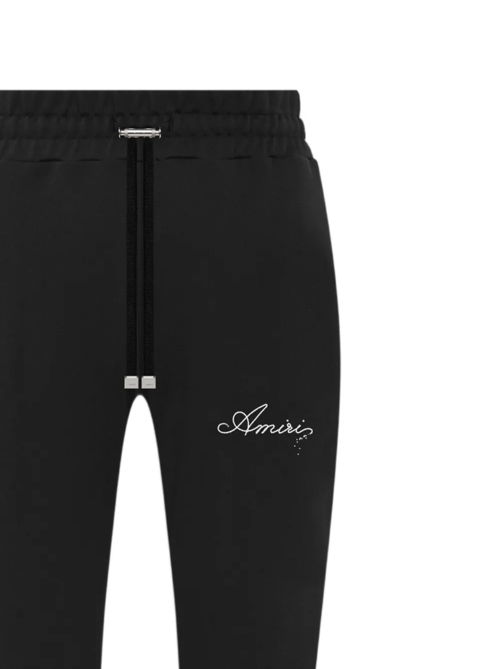AMIRI Pearl-embellished Flared Trousers in Black, view 2