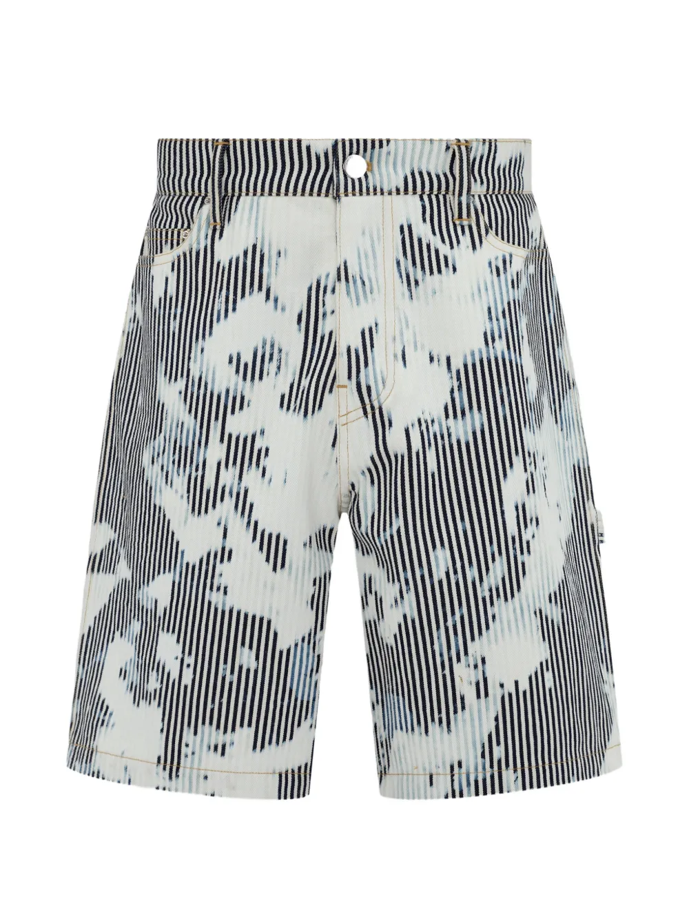 AMIRI striped Workman shorts - Weiß
