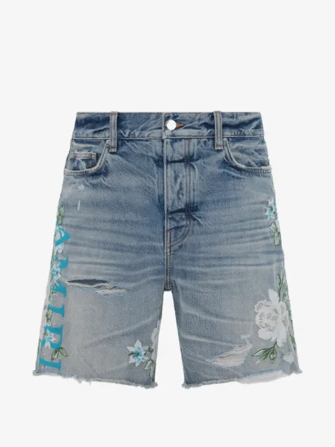 AMIRI shorts con logo floral