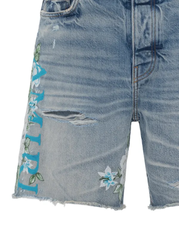 AMIRI フローラル ショートパンツ | ブルー | FARFETCH JP