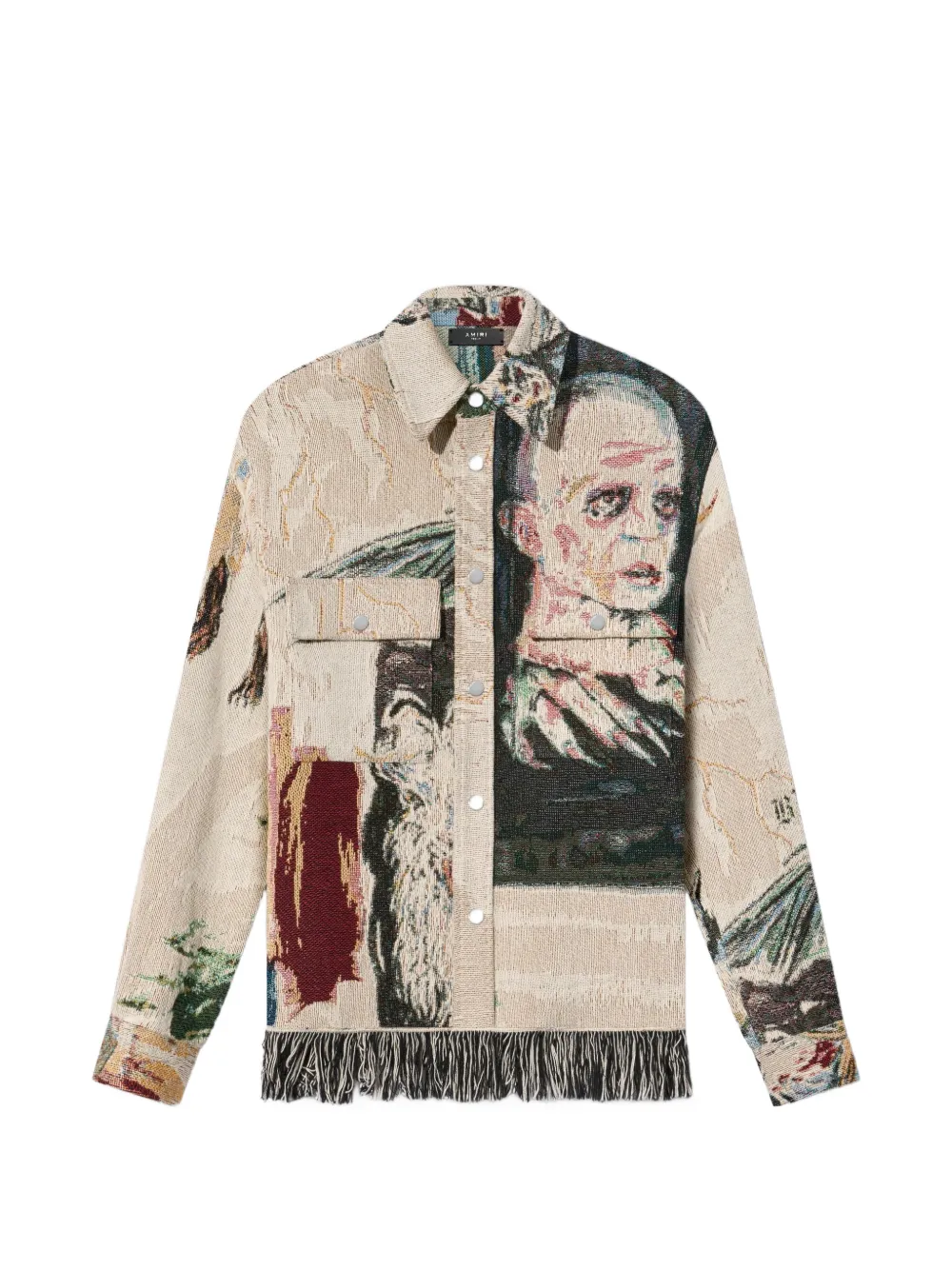 AMIRI Tapestry Blood 38' jacket - Toni neutri