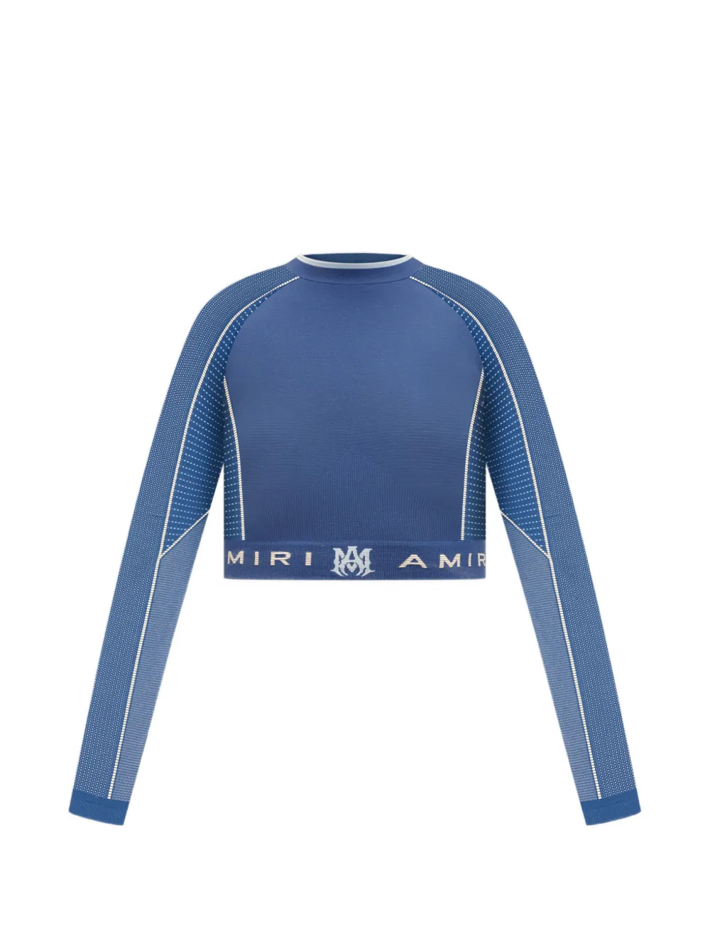 AMIRI MA seamless cropped top - Blau