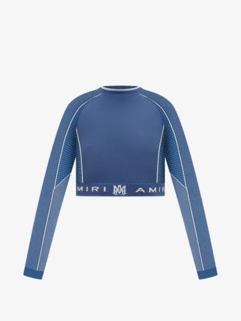 AMIRI top corto MA sin costura