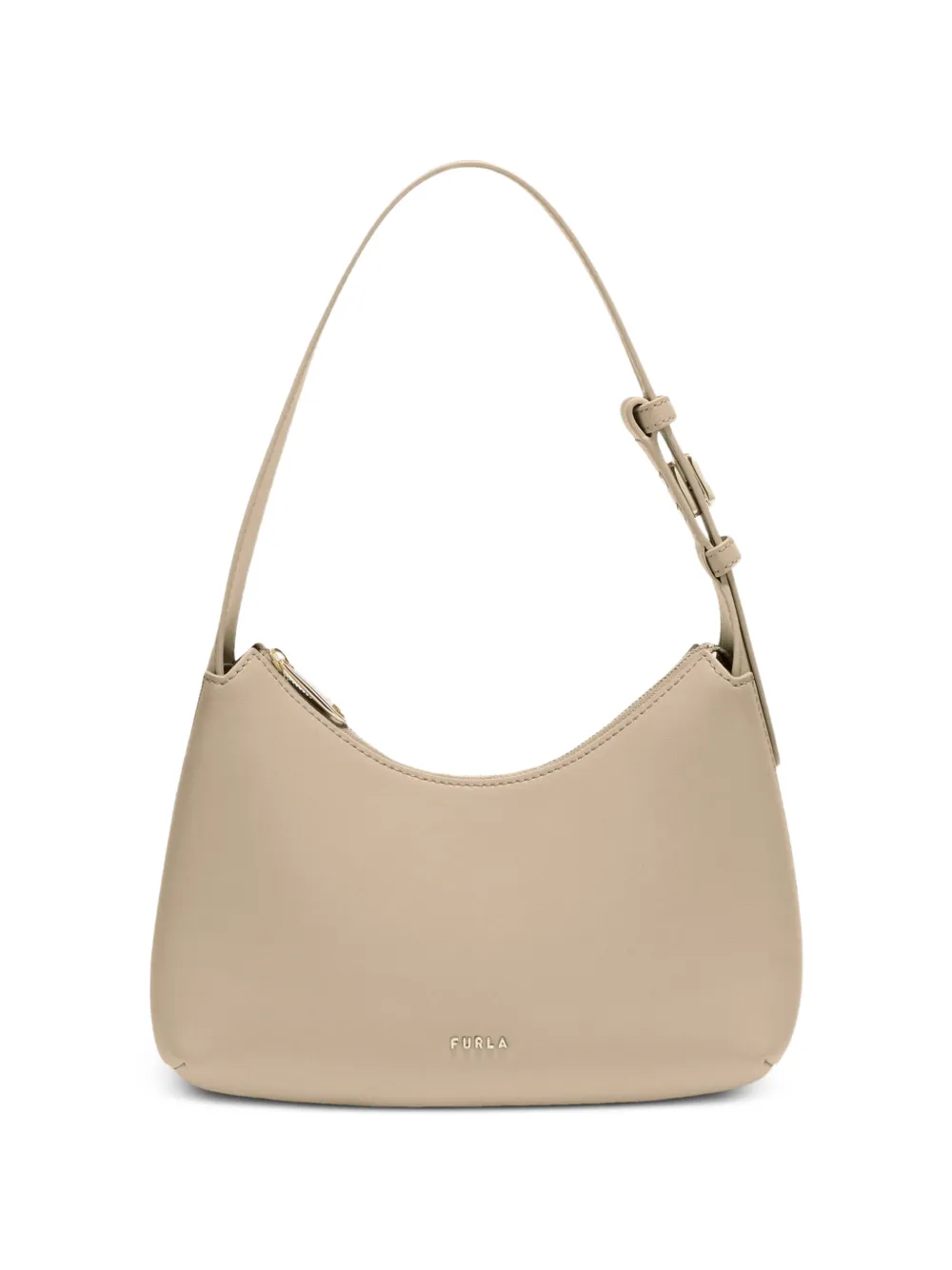 Furla small Febe leather shoulder bag - Marrone