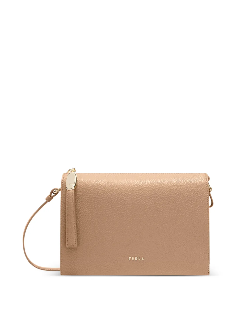 Furla mini Ofelia leather crossbody bag - Marrone
