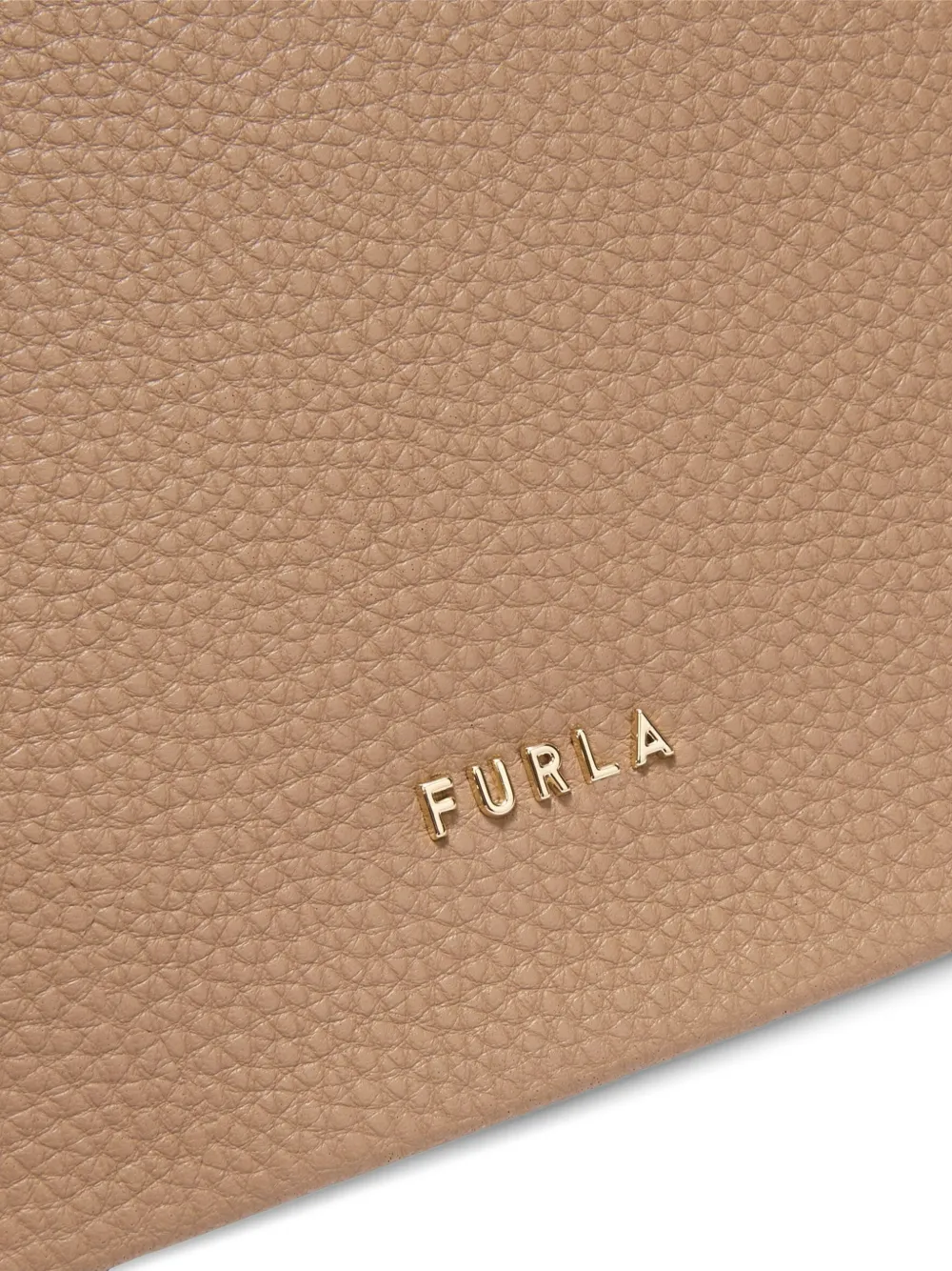 Furla Kleine Ofelia leren crossbodytas Bruin