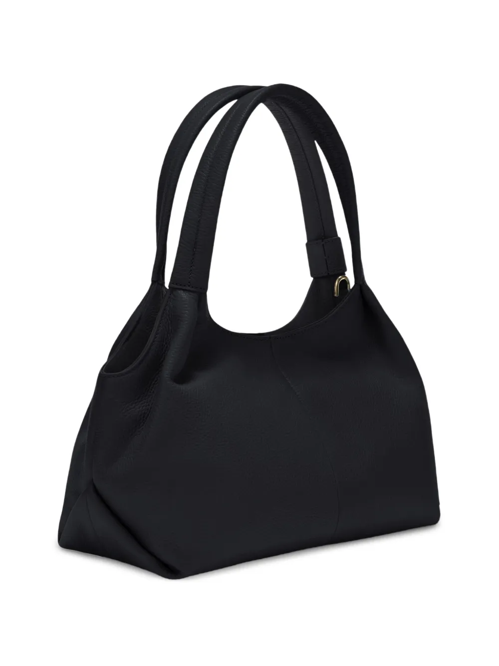 Furla Planeta medium schoudertas met logoplakkaat Zwart