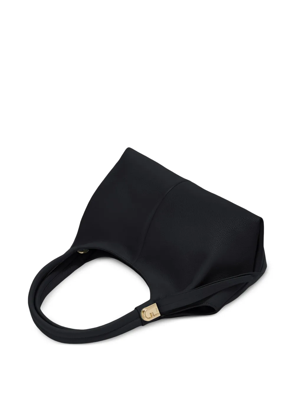 Furla Planeta medium schoudertas met logoplakkaat Zwart