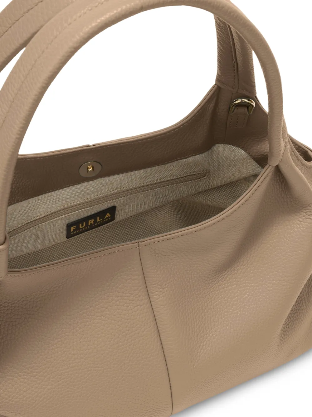 Furla Planeta medium leren shopper Bruin