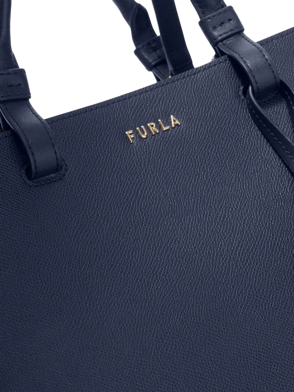 Furla Grote Deva leren shopper Blauw