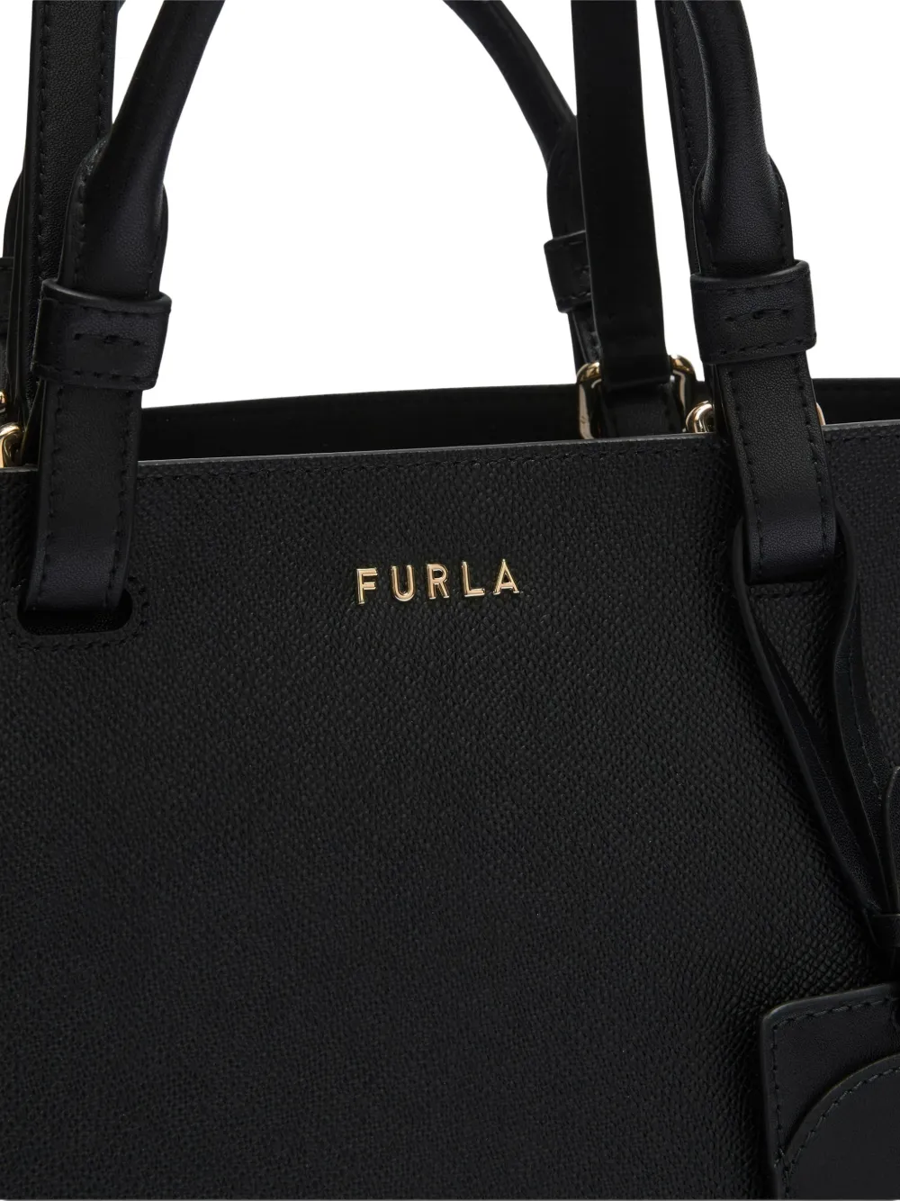 Furla Grote Deva shopper met logo Zwart