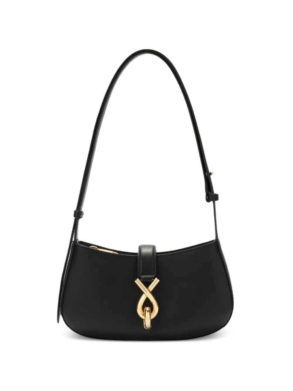 Furla small Mianova leather shoulder bag - Black