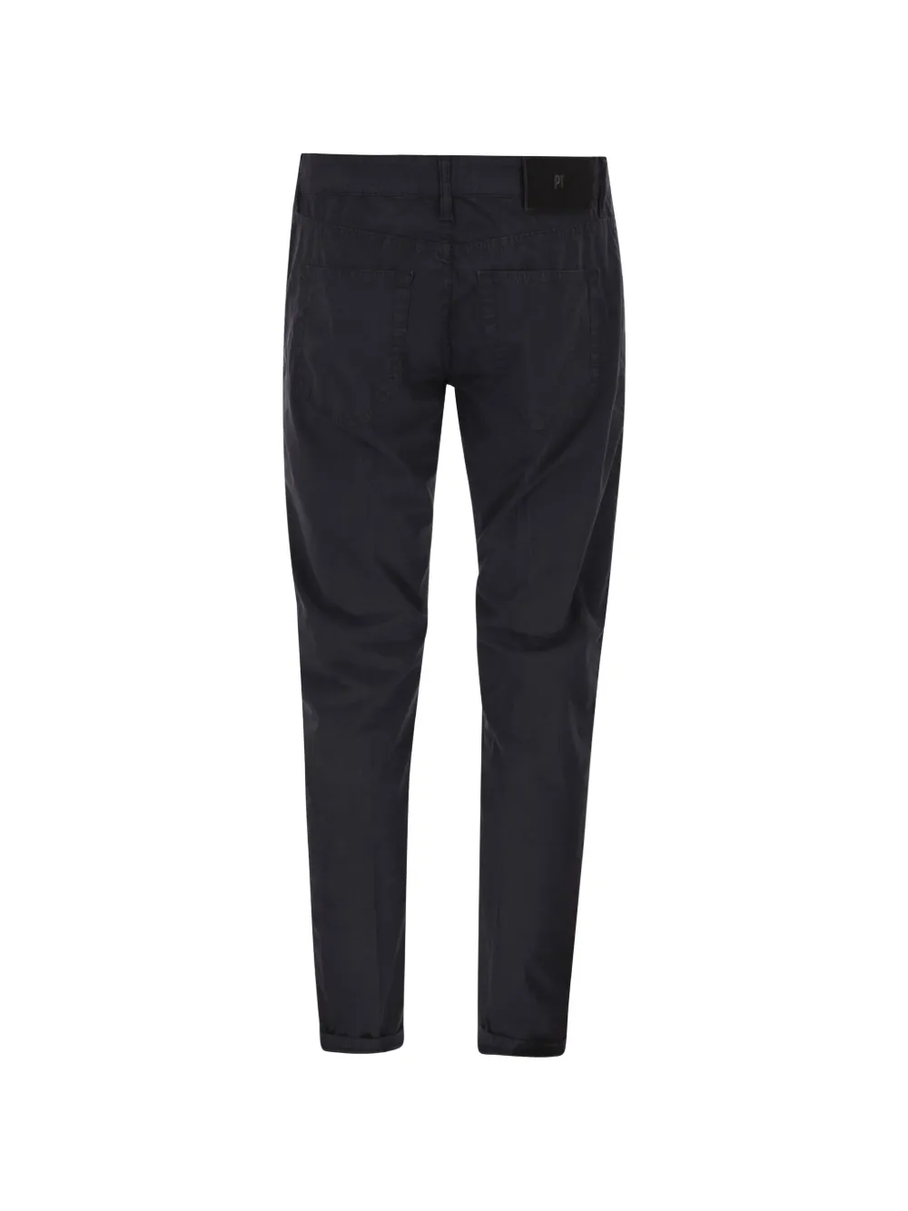 PT Torino Jeans met toelopende pijpen en vijf zakken Blauw