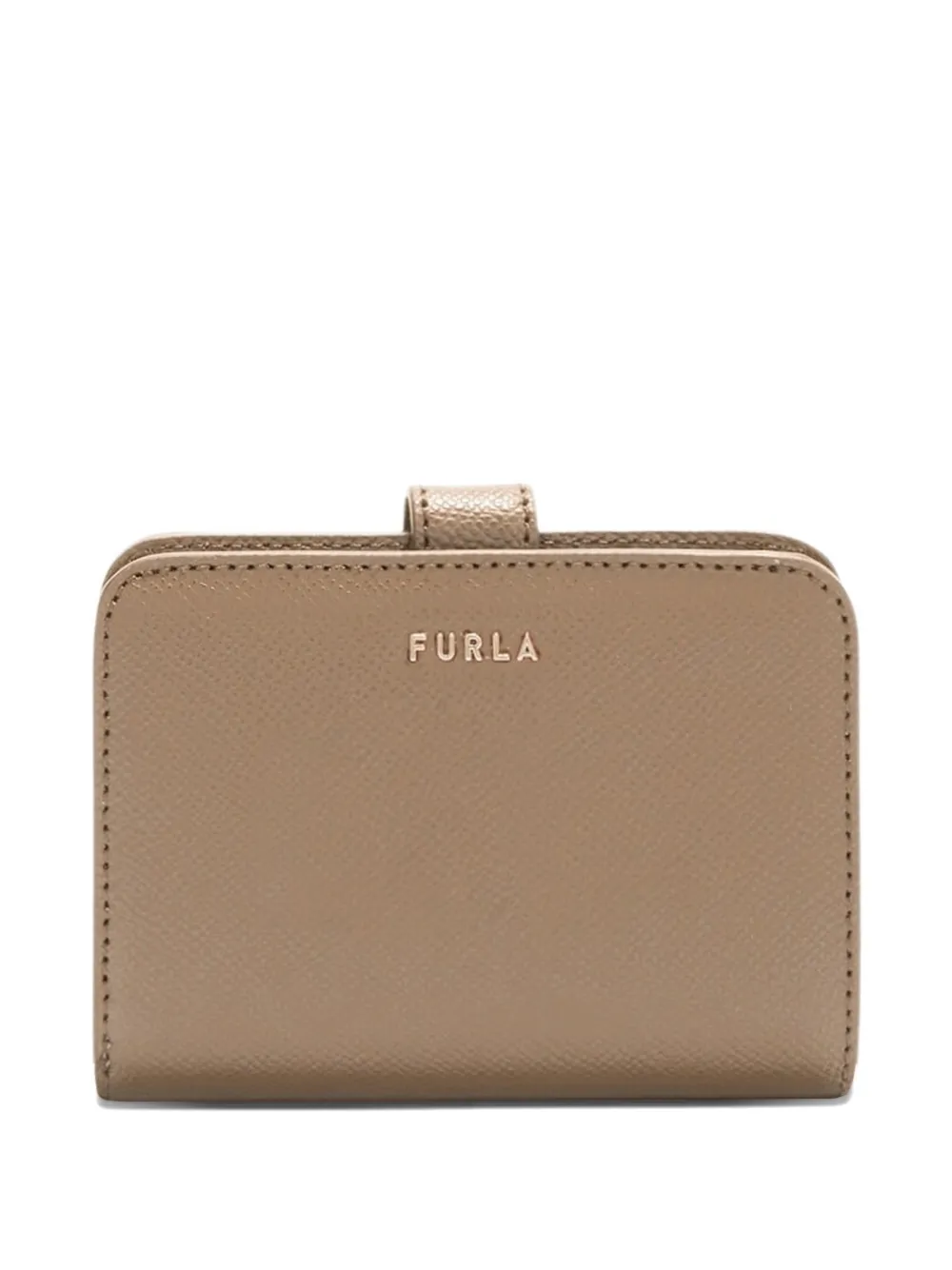 Furla Medium Classic Compact leren portemonnee Bruin