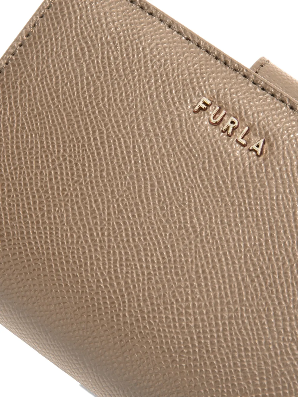Furla Medium Classic Compact leren portemonnee Bruin
