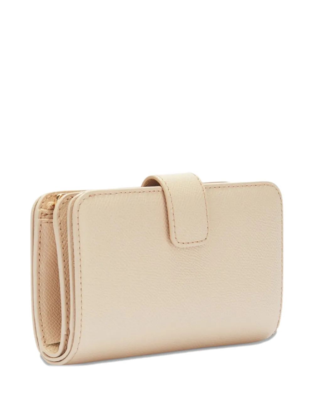 Furla Medium Classic Compact leren portemonnee Beige
