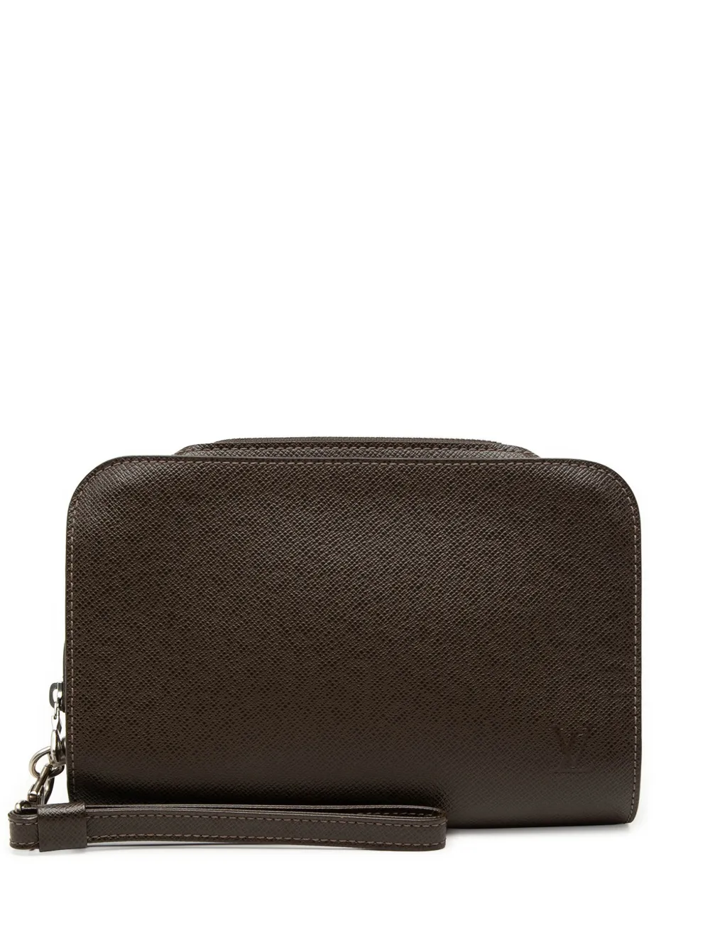 Louis Vuitton Pre-Owned 2012 Taiga Pochette Baikal clutch bag - Marrone