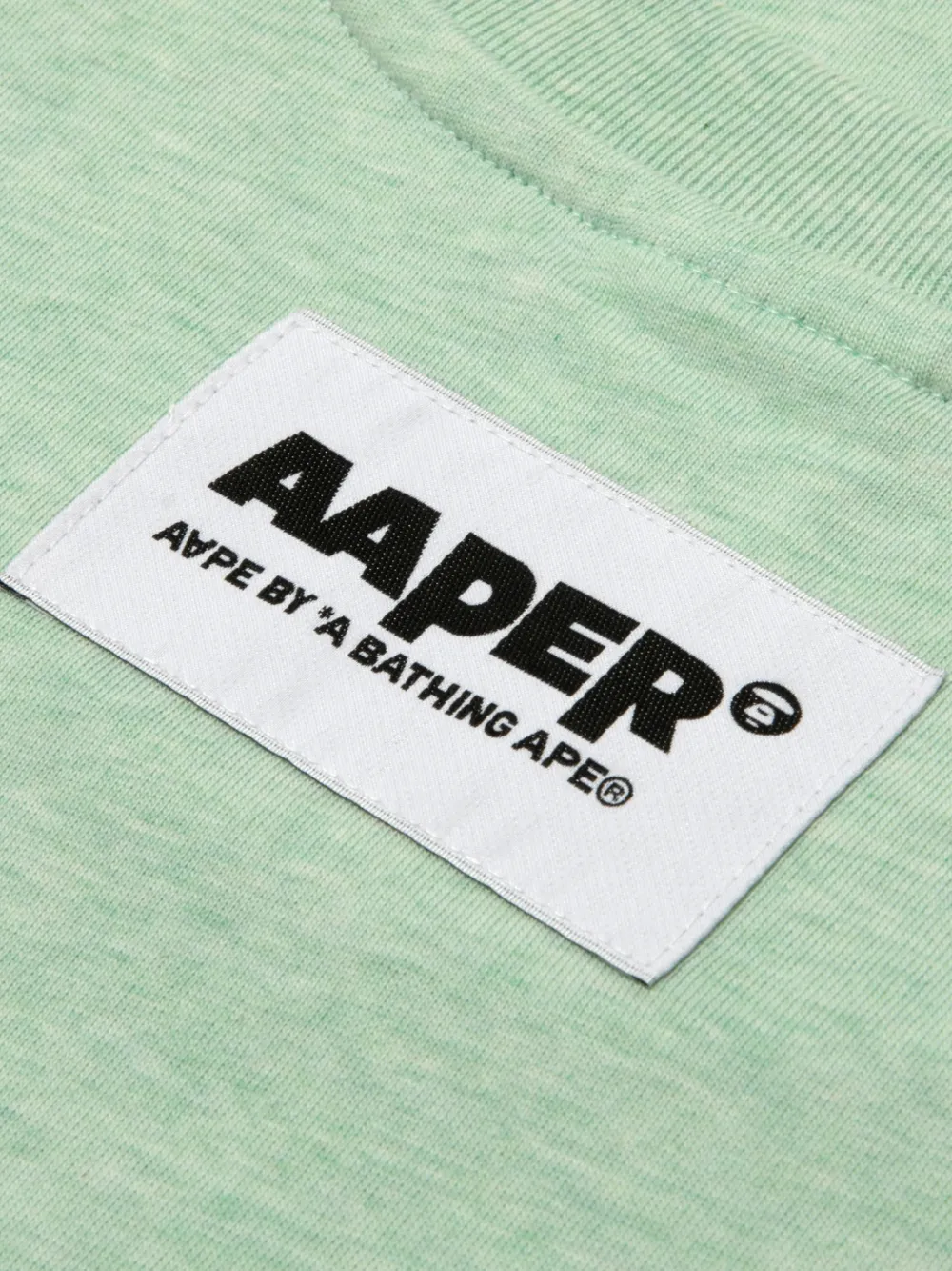 AAPE BY *A BATHING APE T-shirt met grafische print Groen